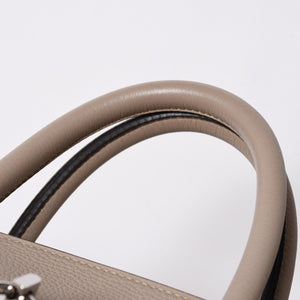 極美品 HERMES エルメス オータクロア40 ハンドバッグ トゥルティエールグレー トリヨンクレマンス SV シルバー金具 X刻印 中古 4a007187