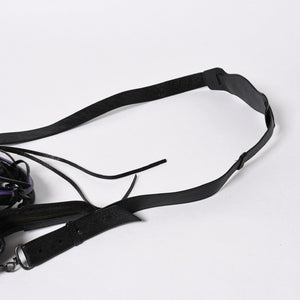 極美品 BALENCIAGA バレンシアガ 2WAY ハンドバッグ ショルダーバッグ CLASSIC CITY クラシック シティ 300295 ブラック ブルー パープル 中古 4a007141