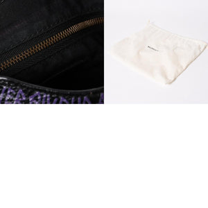 極美品 BALENCIAGA バレンシアガ 2WAY ハンドバッグ ショルダーバッグ CLASSIC CITY クラシック シティ 300295 ブラック ブルー パープル 中古 4a007141