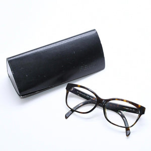 FENDI フェンディ 眼鏡 メガネ アイウェア FFロゴ ブラウン マルチカラー F 1008A サイズ140 美品 中古 4a008286
