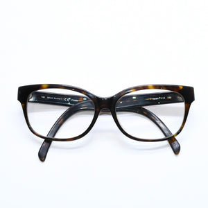 FENDI フェンディ 眼鏡 メガネ アイウェア FFロゴ ブラウン マルチカラー F 1008A サイズ140 美品 中古 4a008286