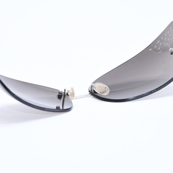 Cartier カルティエ Sunglasses サングラス アイウェア パンテール柄 パンサー グレー シルバー金具 5348321 ◻︎ T1 サイズ110 美品 中古 4a008288