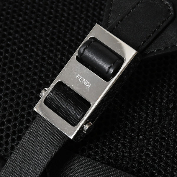極美品 FENDI フェンディ カール・ラガーフェルド カーリト リュック バッグパック 7VZ016 ナイロン ブラック モンスター 中古 4a006985