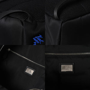極美品 FENDI フェンディ カール・ラガーフェルド カーリト リュック バッグパック 7VZ016 ナイロン ブラック モンスター 中古 4a006985