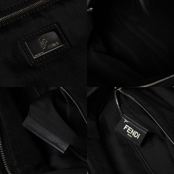 極美品 FENDI フェンディ カール・ラガーフェルド カーリト リュック バッグパック 7VZ016 ナイロン ブラック モンスター 中古 4a006985