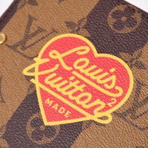 LOUIS VUITTON ルイヴィトン カードボックス GI0718 NIGO ニゴー タイガー モノグラムキャンバス ブラウン ゴールド金具 限定 良品 中古 4a007193