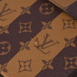 LOUIS VUITTON ルイヴィトン カードボックス GI0718 NIGO ニゴー タイガー モノグラムキャンバス ブラウン ゴールド金具 限定 良品 中古 4a007193