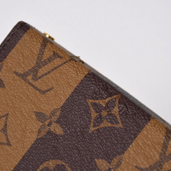 LOUIS VUITTON ルイヴィトン カードボックス GI0718 NIGO ニゴー タイガー モノグラムキャンバス ブラウン ゴールド金具 限定 良品 中古 4a007193