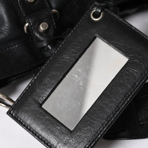 BALENCIAGA バレンシアガ ザ ファースト ハンドバッグ 103208 2WAY ショルダーバッグ ブラック レザー シルバー金具 美品 中古 4a007213