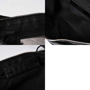 BALENCIAGA バレンシアガ ザ ファースト ハンドバッグ 103208 2WAY ショルダーバッグ ブラック レザー シルバー金具 美品 中古 4a007213