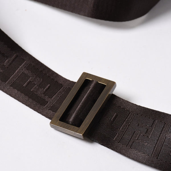 極美品 FENDI フェンディ ショルダーバッグ ズッカ柄 FFロゴ ブラウン ブラック ゴールド金具 7VA207-UZD 中古 4a006499