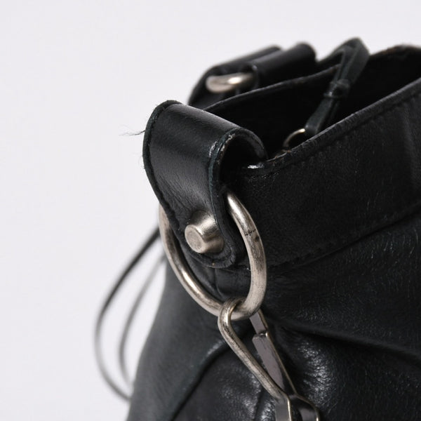 BALENCIAGA バレンシアガ ザ ファースト ハンドバッグ 103208 2WAY ショルダーバッグ ブラック レザー シルバー金具 美品 中古 4a007213