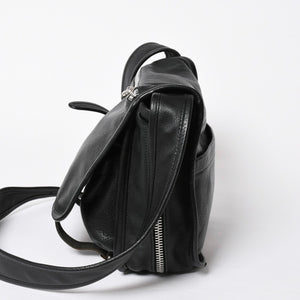 極美品 CHROME HEARTS クロムハーツ SOFT SHOULDER TINY タイニー ソフトショルダーバッグ ガンスリンガー ダガー ブラック 中古 4a007438