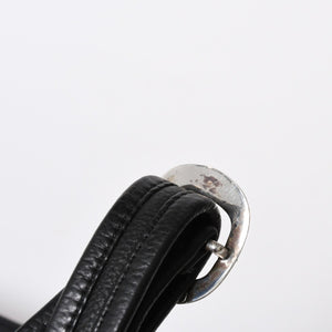 極美品 CHROME HEARTS クロムハーツ SOFT SHOULDER TINY タイニー ソフトショルダーバッグ ガンスリンガー ダガー ブラック 中古 4a007438