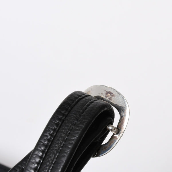 極美品 CHROME HEARTS クロムハーツ SOFT SHOULDER TINY タイニー ソフトショルダーバッグ ガンスリンガー ダガー ブラック 中古 4a007438