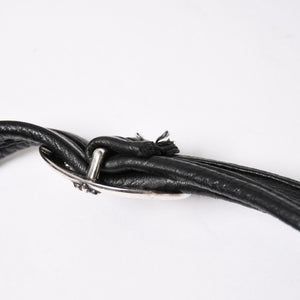 極美品 CHROME HEARTS クロムハーツ SOFT SHOULDER TINY タイニー ソフトショルダーバッグ ガンスリンガー ダガー ブラック 中古 4a007438
