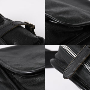 極美品 CHROME HEARTS クロムハーツ SOFT SHOULDER TINY タイニー ソフトショルダーバッグ ガンスリンガー ダガー ブラック 中古 4a007438