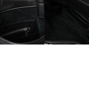 極美品 CHROME HEARTS クロムハーツ SOFT SHOULDER TINY タイニー ソフトショルダーバッグ ガンスリンガー ダガー ブラック 中古 4a007438