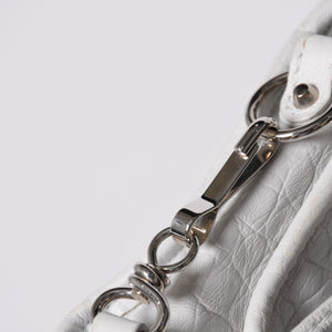 BALENCIAGA バレンシアガ Classic Nano City クラシック ナノ シティ 2WAYバッグ 505555 レザー ホワイト 美品 中古 4a007528