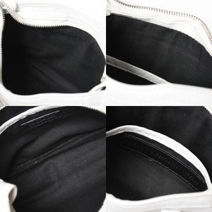 BALENCIAGA バレンシアガ Classic Nano City クラシック ナノ シティ 2WAYバッグ 505555 レザー ホワイト 美品 中古 4a007528