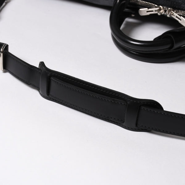 極美品 ルイヴィトン LOUIS VUITTON キーポル バンドリエール 55 ボストンバッグ ダミエ グラフィット ブラック N41413 中古 4a007221