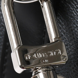 極美品 ルイヴィトン LOUIS VUITTON キーポル バンドリエール 55 ボストンバッグ ダミエ グラフィット ブラック N41413 中古 4a007223