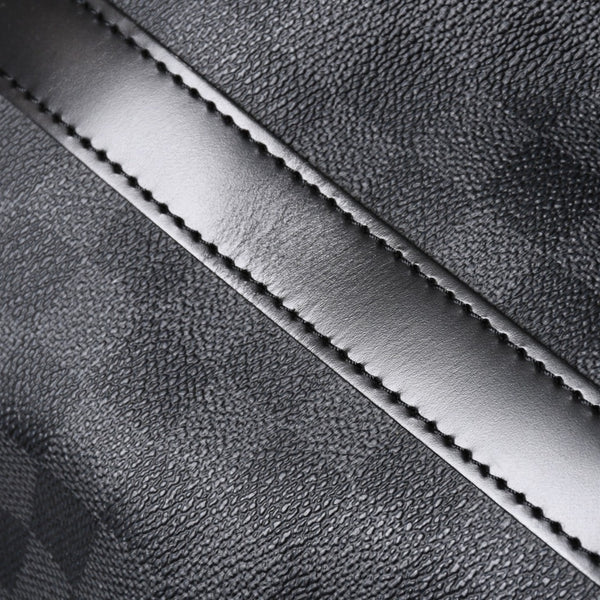 極美品 ルイヴィトン LOUIS VUITTON キーポル バンドリエール 55 ボストンバッグ ダミエ グラフィット ブラック N41413 中古 4a007223