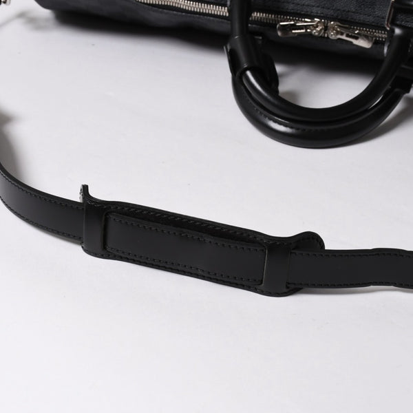 極美品 ルイヴィトン LOUIS VUITTON キーポル バンドリエール 55 ボストンバッグ ダミエ グラフィット ブラック N41413 中古 4a007223