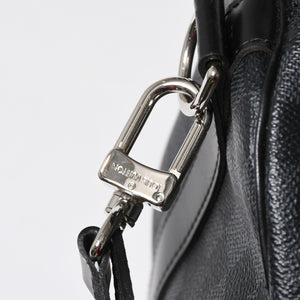 極美品 ルイヴィトン LOUIS VUITTON キーポル バンドリエール 55 ボストンバッグ ダミエ グラフィット ブラック N41413 中古 4a007221