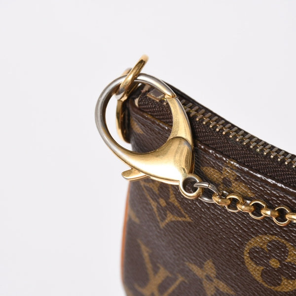 LOUIS VUITTON ルイヴィトン ポシェット ミラMM チェーンワンショルダーバッグ M60094 モノグラム ブラウン 美品 中古 4a007222