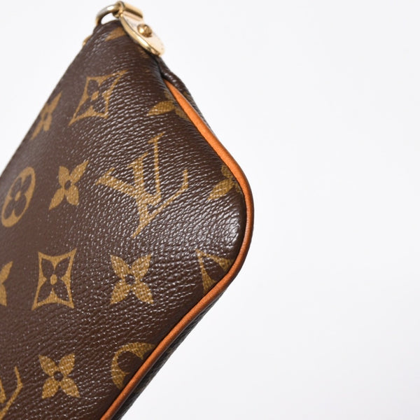 LOUIS VUITTON ルイヴィトン ポシェット ミラMM チェーンワンショルダーバッグ M60094 モノグラム ブラウン 美品 中古 4a007222