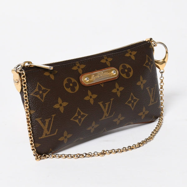 LOUIS VUITTON ルイヴィトン ポシェット ミラMM チェーンワンショルダーバッグ M60094 モノグラム ブラウン 美品 中古 4a007222