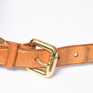 LOUIS VUITTON ルイヴィトン モノグラムデニム バギーPM ショルダーバッグ ワンショルダー M95049 インディゴブルー 美品 中古 4a007017