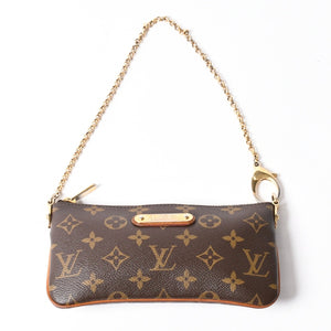 LOUIS VUITTON ルイヴィトン ポシェット ミラMM チェーンワンショルダーバッグ M60094 モノグラム ブラウン 美品 中古 4a007222