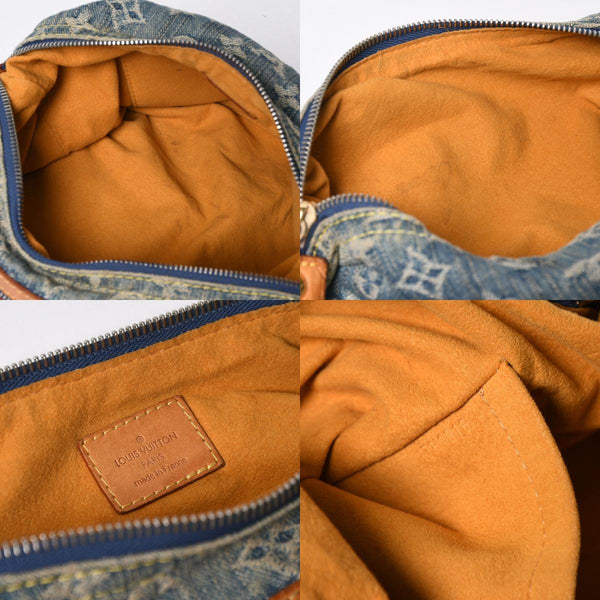 LOUIS VUITTON ルイヴィトン モノグラムデニム バギーPM ショルダーバッグ ワンショルダー M95049 インディゴブルー 美品 中古 4a007017