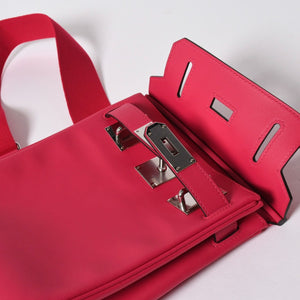 新品未使用 HERMES エルメス ケリー アッカド PM ショルダーバッグ ピンク トゴ K刻印 2025年製 シルバー金具 中古 4a007224