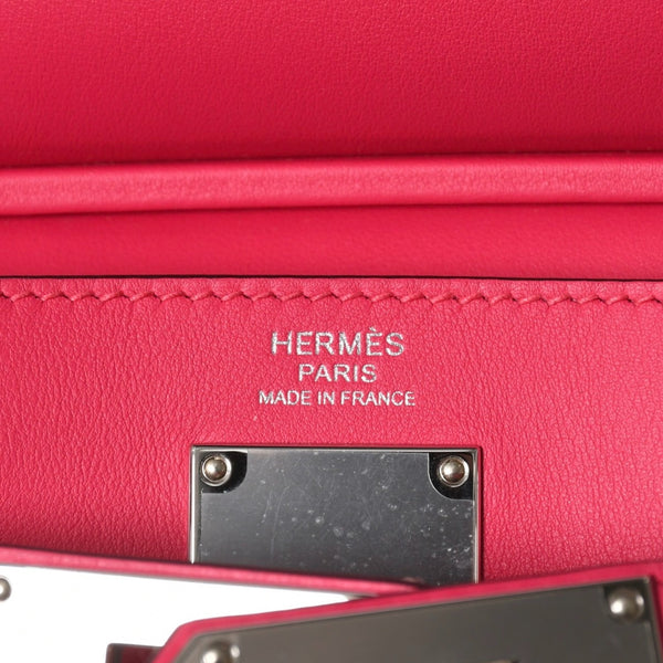 新品未使用 HERMES エルメス ケリー アッカド PM ショルダーバッグ ピンク トゴ K刻印 2025年製 シルバー金具 中古 4a007224