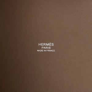 新品未使用 HERMES エルメス ピコタン ロック PM カーゴ ハンドバッグ エトゥープ エクリュ トワルゴエラン SV金具 W刻印 2024年製 中古 4a007220