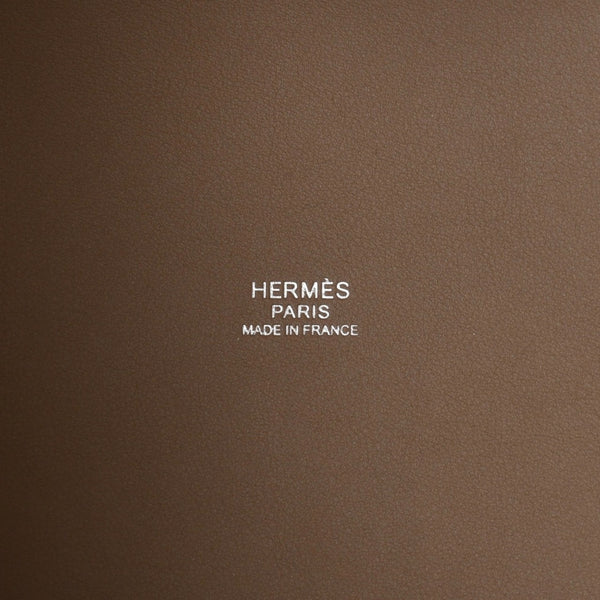 新品未使用 HERMES エルメス ピコタン ロック PM カーゴ ハンドバッグ エトゥープ エクリュ トワルゴエラン SV金具 W刻印 2024年製 中古 4a007220