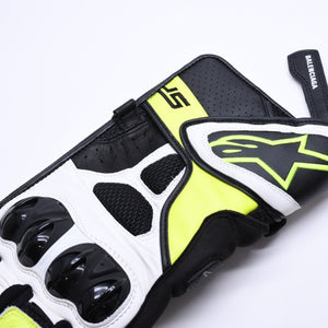極美品 BALENCIAGA ×ALPINESTARS バレンシアガ アルパインスターズ ウォレット 長財布 レーシンググローブ 805150 中古 4a007227