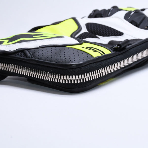 極美品 BALENCIAGA ×ALPINESTARS バレンシアガ アルパインスターズ ウォレット 長財布 レーシンググローブ 805150 中古 4a007227