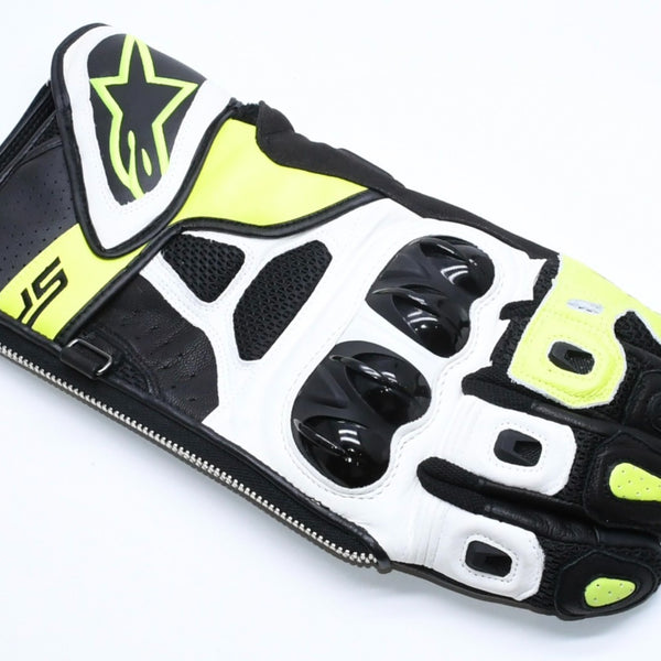 極美品 BALENCIAGA ×ALPINESTARS バレンシアガ アルパインスターズ ウォレット 長財布 レーシンググローブ 805150 中古 4a007227