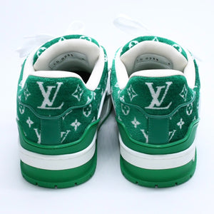 極美品 LOUIS VUITTON ルイヴィトン LVトレイナーライン ローカットスニーカーモノグラムテキスタイル LD0233 サイズ6 中古 4a007254