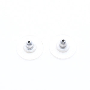 CHANEL シャネル ココマーク スクエア ピアス 重量約3.35g フェイクパール ブラック 樹脂系 両耳用 美品 中古 4a007539