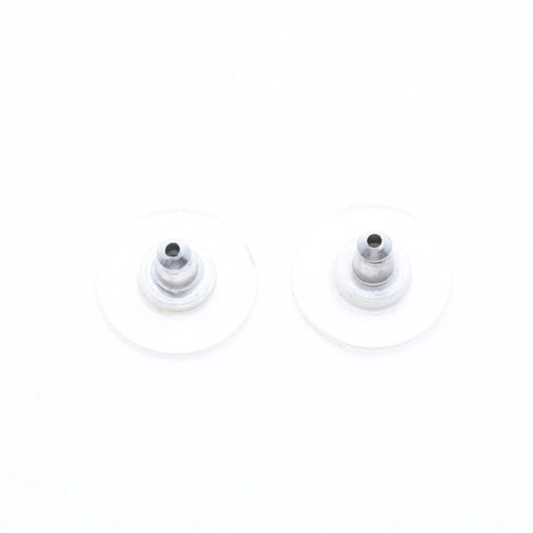 CHANEL シャネル ココマーク スクエア ピアス 重量約3.35g フェイクパール ブラック 樹脂系 両耳用 美品 中古 4a007539