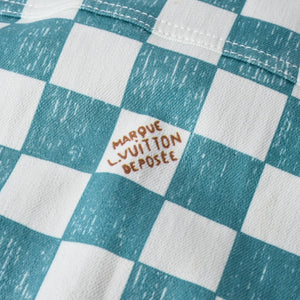 LOUIS VUITTON ルイヴィトン ダミエデニムトラッカージャケット デニムジャケット 21AW サイズ48 RM2129 IM3 HLA20W 美品 中古 4a007238