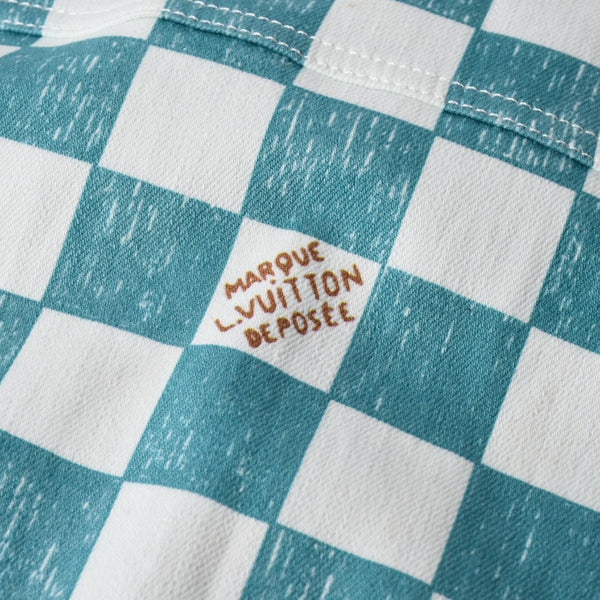 LOUIS VUITTON ルイヴィトン ダミエデニムトラッカージャケット デニムジャケット 21AW サイズ48 RM2129 IM3 HLA20W 美品 中古 4a007238