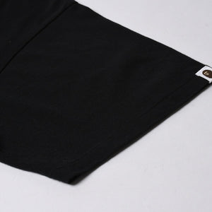 A BATHING APE アベイシングエイプ ワンピース 白髭 ロゴ 総柄 Tシャツ プリント ベイプ パープル サイズL 美品 中古 4a001301