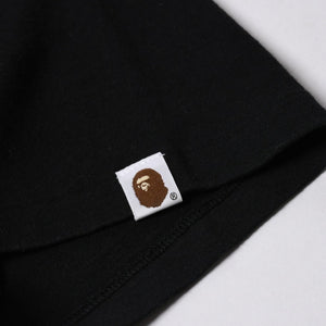 A BATHING APE アベイシングエイプ ワンピース 白髭 ロゴ 総柄 Tシャツ プリント ベイプ パープル サイズL 美品 中古 4a001301