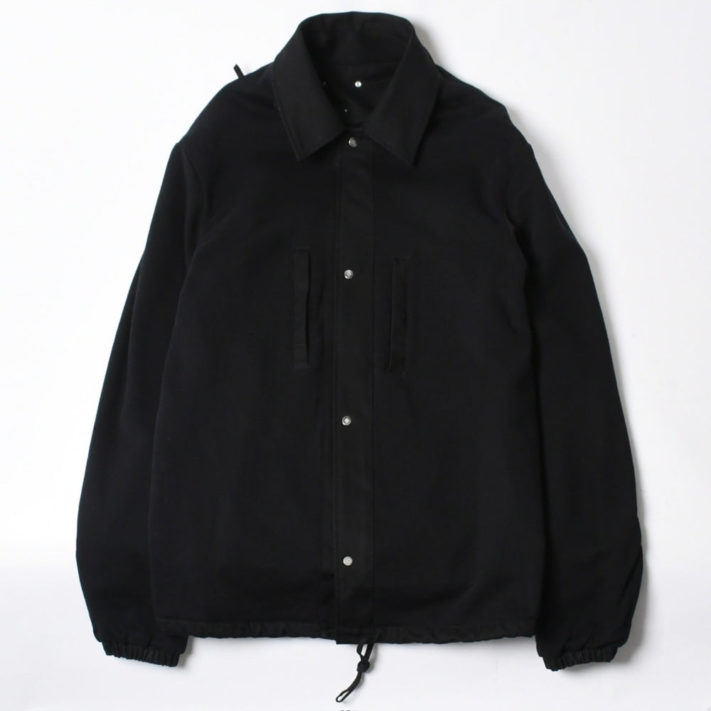 Givenchy ジバンシー リバーシブル コーチジャケット BM013814G1 サイズ46 ラインストーン ブラック クリア 刺繍ロゴ 美品 中古 4a007247